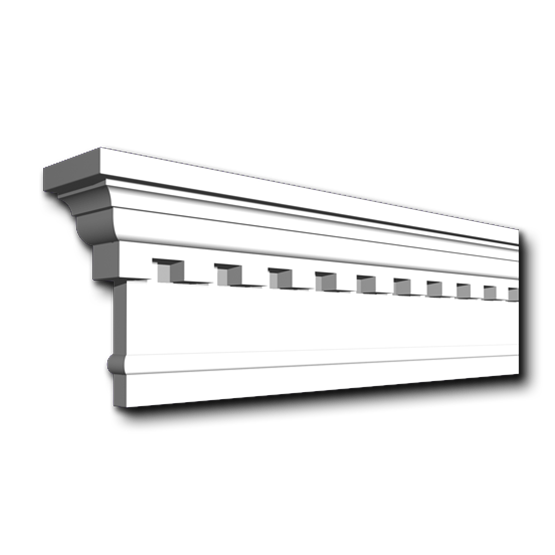 CORNICHE 87 1/2'' x 8 1/8'' x 4 1/2''