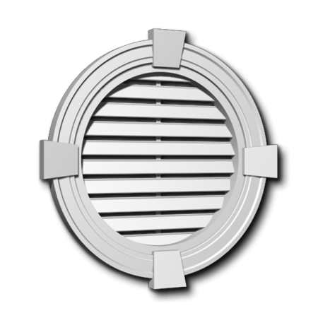 LOUVRE RONDE VENTILLEE 21 7/8"