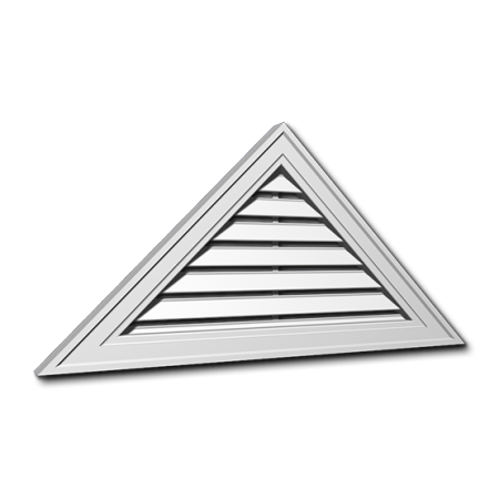 LOUVRE TRIANGULAIRE VENTILLE 29 3/4"x15"