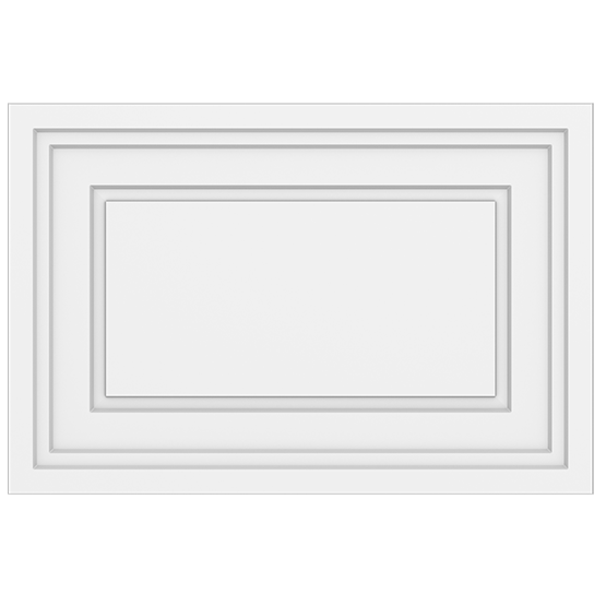 MEDAILLON PLAFOND CARRE 24X36"