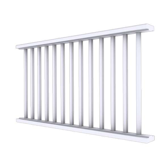 * BALUSTRADE PVC 5 1/2" x 42" HAUT