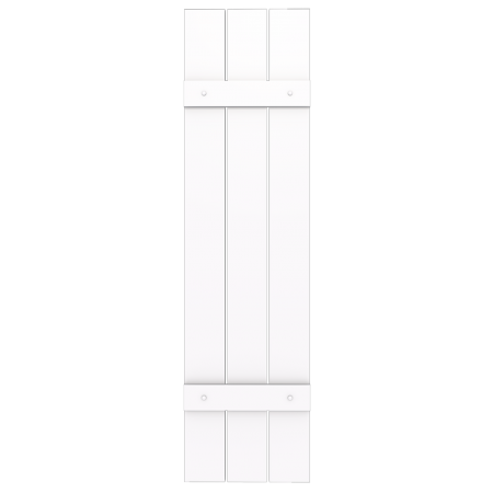 * VOLET PVC 17 1/4" H: @48"+CAPS